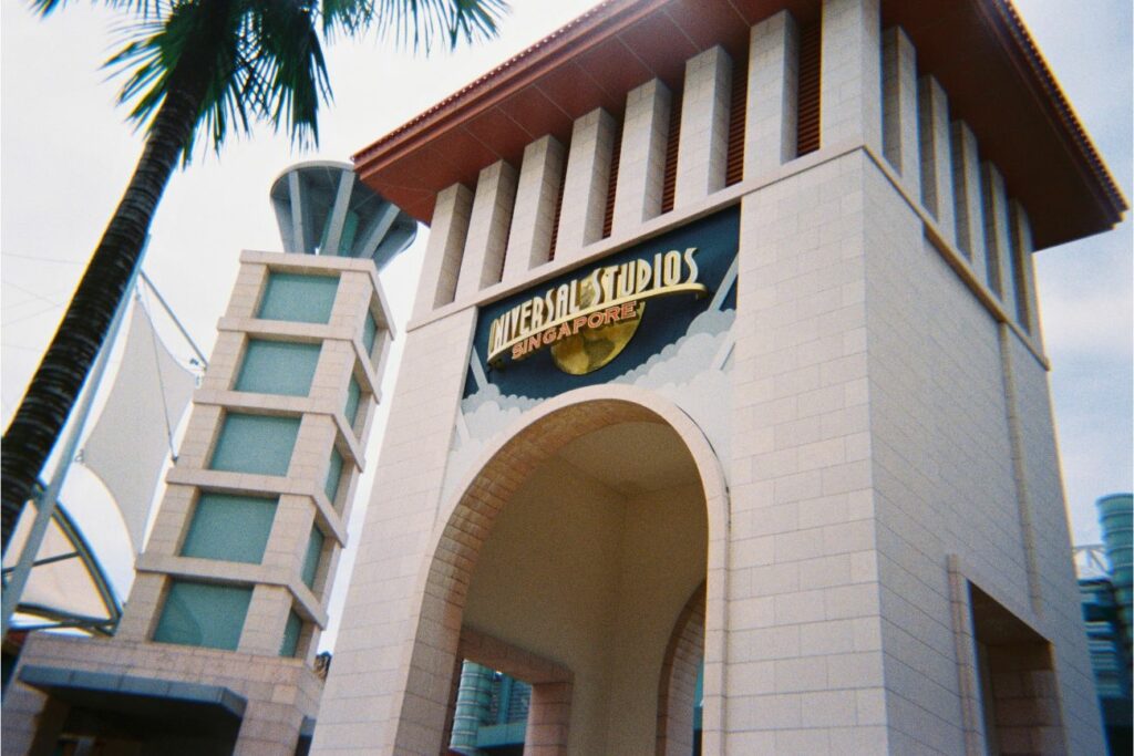 Universal Studios Singapore Logo Wall