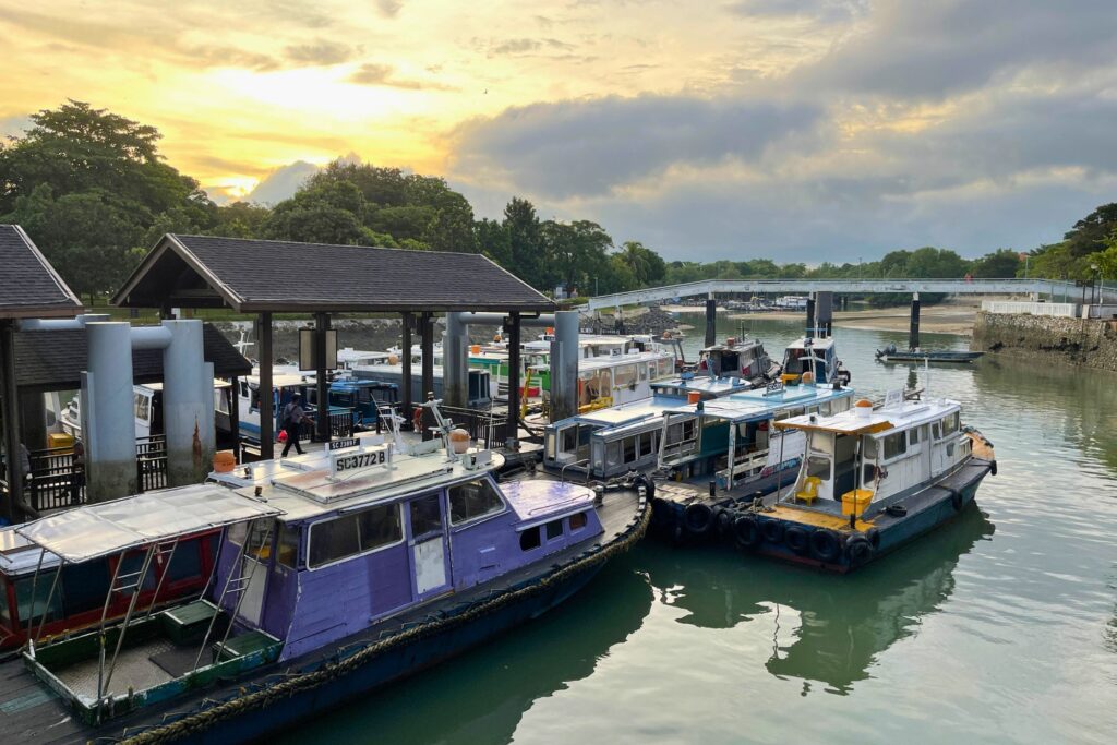 Boat Island Hopping Changi Point Ferry Terminal Singapore