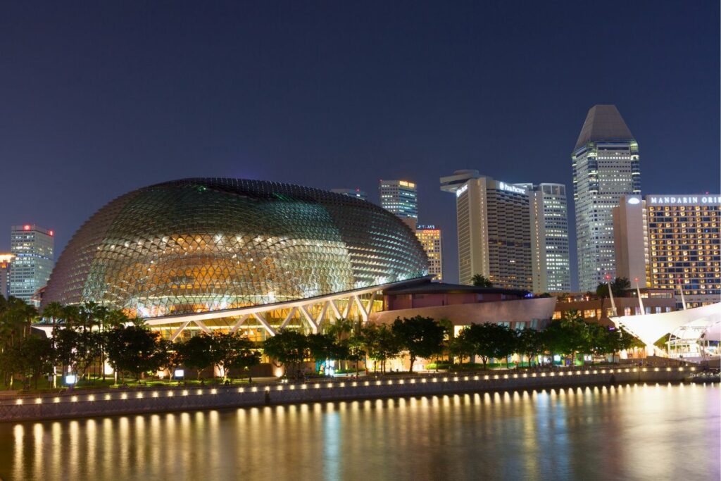 Esplanade – Theatres On The Bay Cityscape Singapore