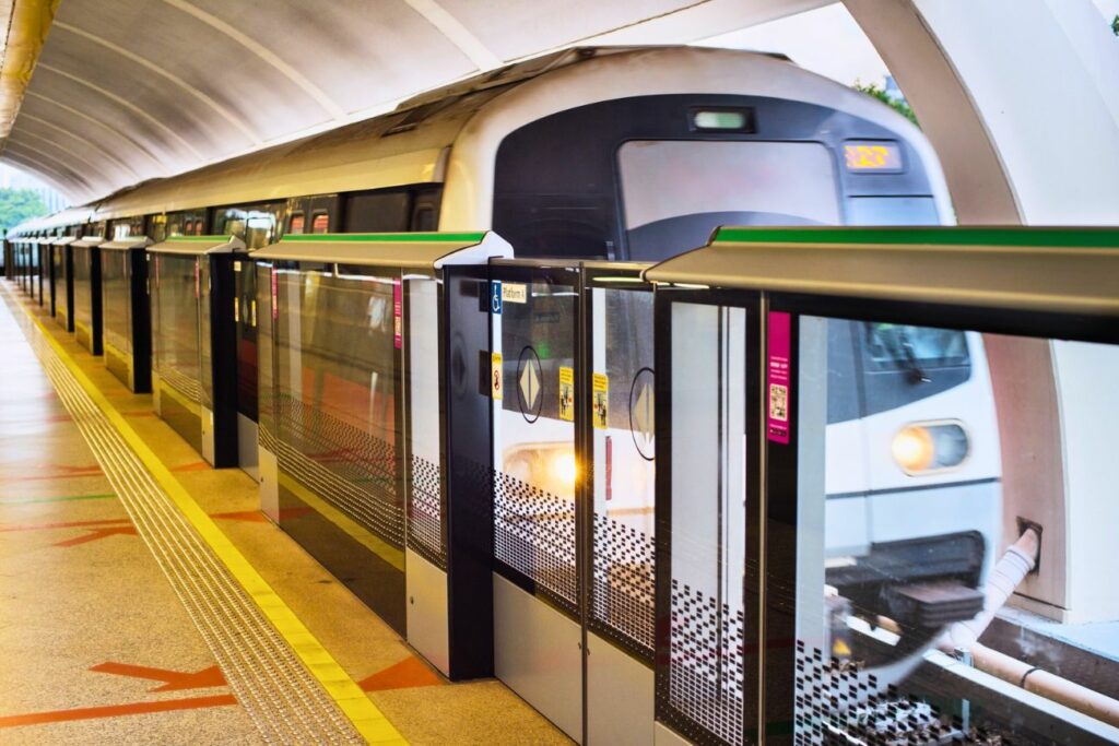 MRT Station Platform Singapore