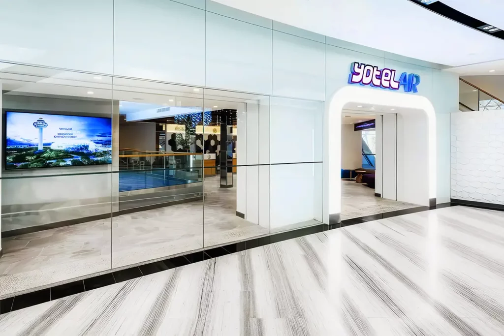 Yotelair Singapore Changi Airport Main Entrance