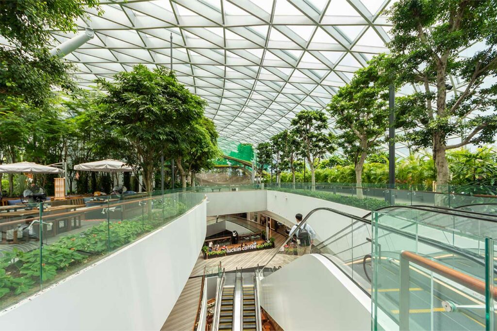 Jewel Changi Airport Nature Themed Entertainment And Retail Complex
